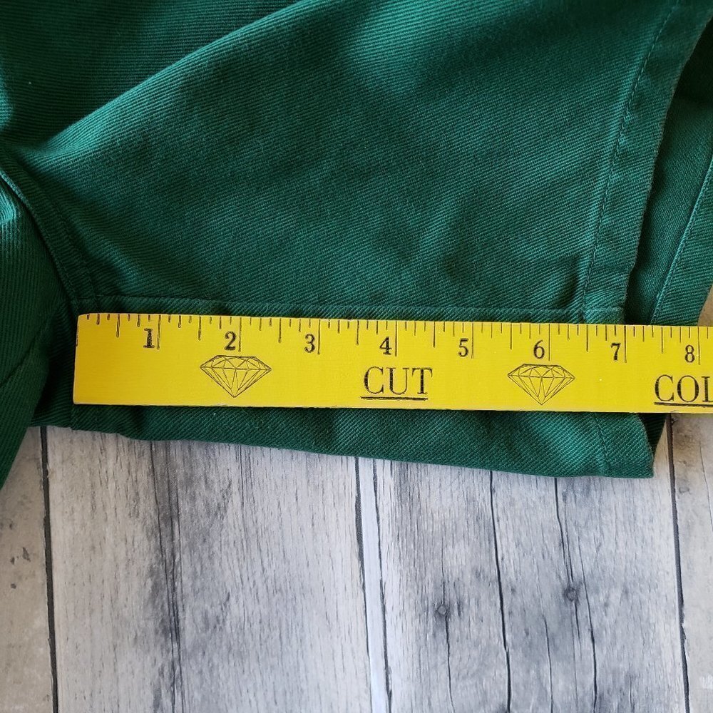 Vintage Talbots Green Shorts 100% Cotton - Size 10 - Picture 6 of 6